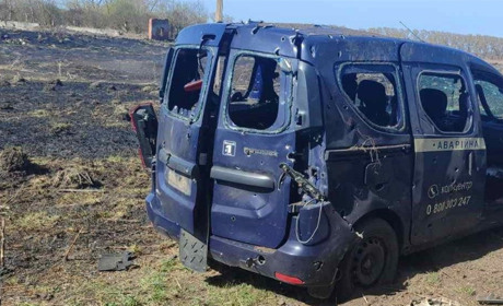 Бригада енергетиків потрапила під артилерійський обстріл на Глухівщині