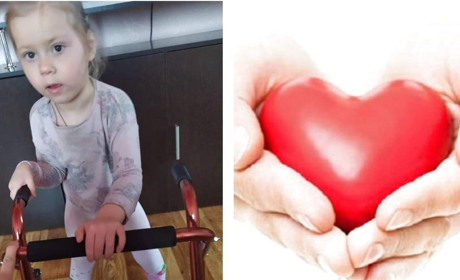 Допоможіть зібрати 10 тисяч гривень: 3-річна Евелінка отримала шанс ходити