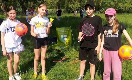 Від програми Здорова Україна смілянський парк отримав спортивне приладдя