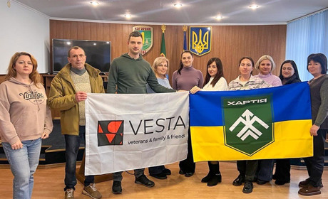 Мобільна група БФ «Веста» провела тренінг із фахівцями «Ветеранського простору» Кагарлицької громади