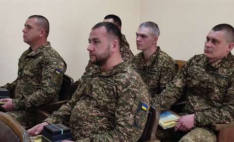 В Ізмаїлі привітали нацгвардійців