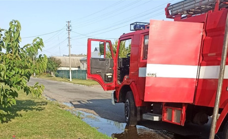 У Циблях горіло сміття на площі пів гектара ВІДЕО