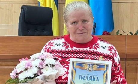 Почесне звання "Мати-героїня" отримала Любов Оксенюк з села Пелагеївки