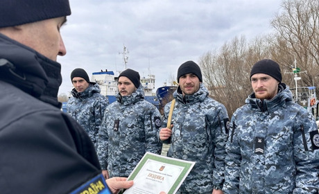 Ізмаїльський загін Морської охорони сьогодні відзначив 5 років з дня створення