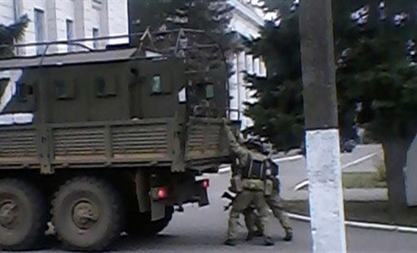 У Новій Каховці з'явилися російські морпіхи