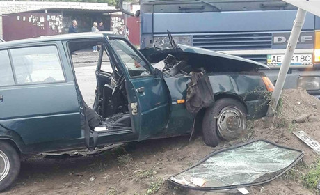 82-річна бабуся за кермом: у Дмитрівці сталася ДТП - зітнулися Славута та DAF