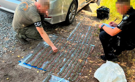 Заробіток на війні: на Житомирщині спіймали ділка з арсеналом трофейної зброї