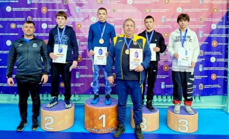 Ілля Гавловський підкорив бронзу на всеукраїнському турнірі з греко-римської боротьби