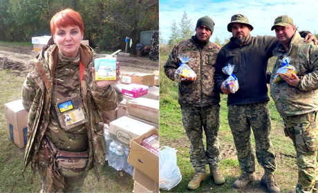 У Переяславі зібрали для військових понад 5 тонн допомоги: як захисники приймали гостинці ФОТО