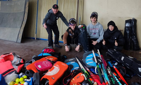 Хокей у Шостці: як після знищення спорткомплексу «Свема» команда повертається до тренувань