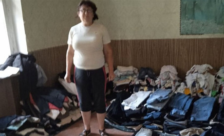 Соціальний гардероб для переселенців у Великоолександрівці отримав нове поповнення