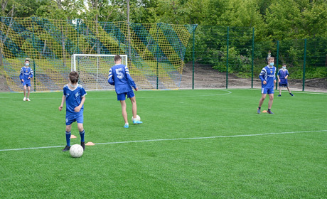 У селі Стайки на Кагарличчині відкрили спортивний майданчик