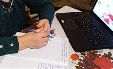 В Солонцях ветерани влаштували онлайн-посиденьки