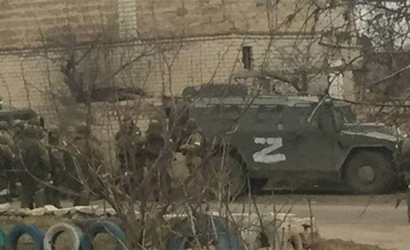 У Херсоні російські танки і БТРи