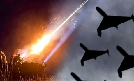 На Хмельниччині вночі під час повітряної тривоги сили ППО знищили чотири ворожих «шахеди»