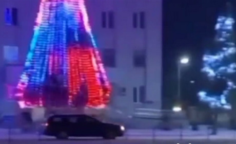 Водій Ford Mondeo накатав під ялинкою на ч.1 ст. 122 Адміністративного Кодексу України