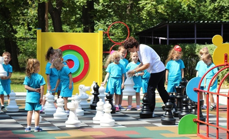 У дитячому садку Новгородського відкрили новий спортивний майданчик