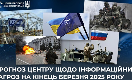 Прогноз Центру щодо інформаційних загроз на кінець березня 2025 року