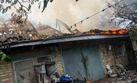 У селі Переселення Кагарлицької МТГ сталася пожежа