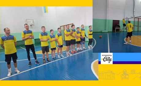 Чоловіча команда Полицької громади брали участь у чемпіонату Сарненського району з волейболу