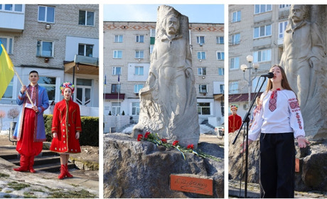 У Жмеринці вшанували пам’ять Тараса Шевченка: 212 років від дня народження Кобзаря