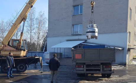 Кіцманська лікарня придбала додаткову кріогенну ємність для кисню, адже існуючих не вистачає