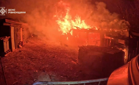 На Сарненщині згоріли майно та хлів, де були тварини