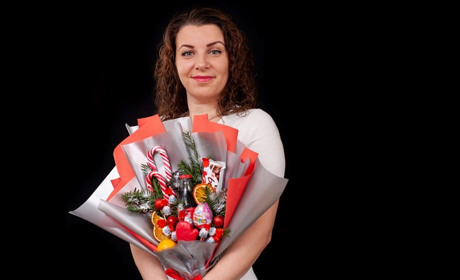 Створює їстівні букети у Жовтих Водах. Анастасія Скуба про переваги такого подарунку