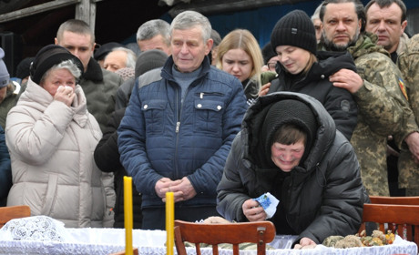 Звиняч-село, що на Чортківщині, провело в останню путь уже четвертого полеглого на війні односельця