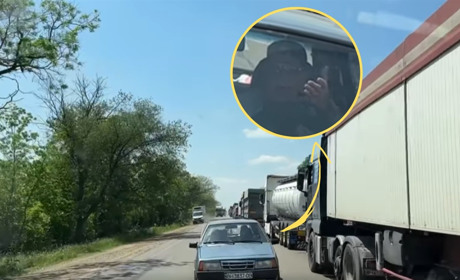 На трасі Одеса-Рені водій не поступився дорогою Швидкій? ВІДЕО