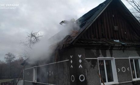 На Звягельщині трапилася ще одна пожежа в будинку через пічне опалення