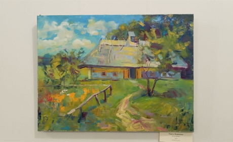 «Перші промені сонця»: у Шосткинському Арт-Центрі відкрилася виставка, що лікує душі