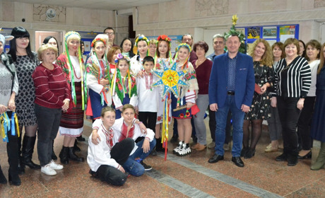 Святкова коляда в Южноукраїнській міській раді
