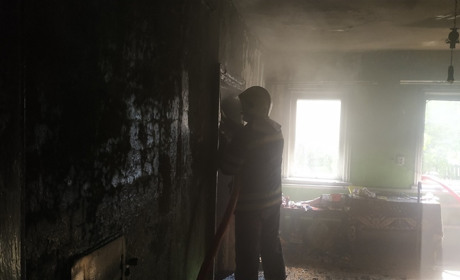 На Золотоніщині через пожежу чоловік  залишився в чому стояв