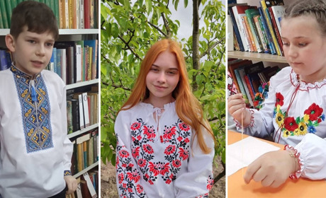 Троє юних дослідників із Глухівщини перемогли у конкурсі «Мамина вишиванка» (фото)
