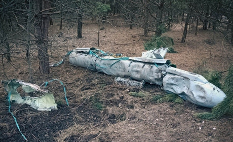 Ракета Х-59 «Овод» близько семи метрів завдовжки, вагою 930 кг знайшли на узліссі (відео)