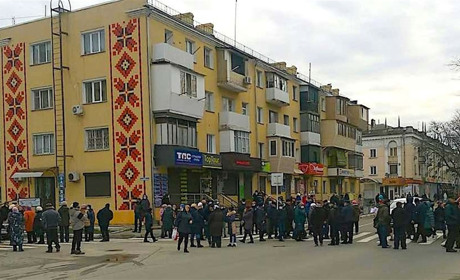 В Измаиле протестовали против новых тарифов