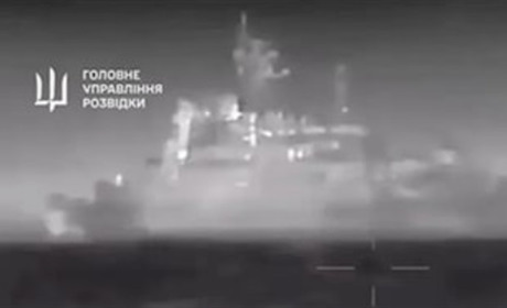 ЗСУ знищили російський десантний корабель "Цезар Куніков": повне відео