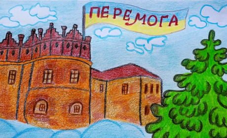 Старокостянтинівські діти малюють зимову казку і Перемогу. Голосуйте вподобайками!