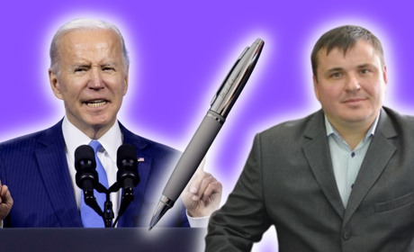 Що спільного між Президентом США та ексочільником Херсонської ОДА? Ручка Байдена! Її можна купити
