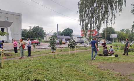 У Шостці створюють новий сквер на честь загиблих Героїв