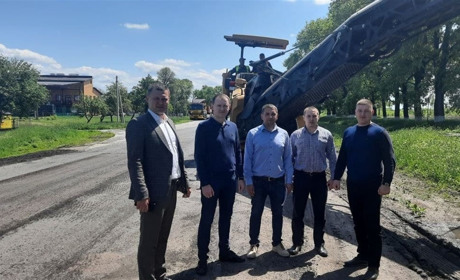 Від Білопілля через Ворожбу ремонтують дорогу в напрямку Бурині