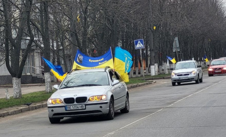 Автопробіг на підтримку військовополонених та зниклих безвісти. Відео