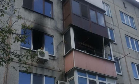 У Добропіллі через коротке замикання згоріла квартира