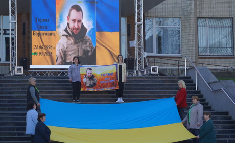 У Городку вшанували памʼять воїна Івана Горвата з позивним «Гора»