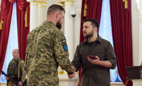 Уманець Владислав Калієвський нагороджений Хрестом бойових заслуг