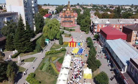 Жмеринка святкує 30-ліття Незалежності України та День Державного Прапора: фото і відео