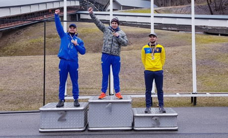 Кременчани Андрій Мандзій та Юліана Туницька - переможці Чемпіонату України з санного спорту 