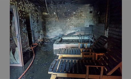 Пожежа в готельно-ресторанному комплексі на Кагарличчині