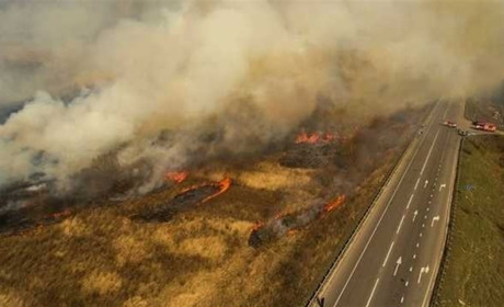 Горить зона відчуження: золотоніські вогнеборці  повторюють участь своїх земляків